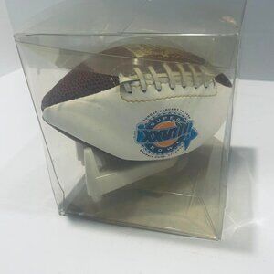 MINI FOOTBALL WITH TEE 1994 SUPERBOWL SUNDAY XXIII JAN 20. 1994 NEW in box